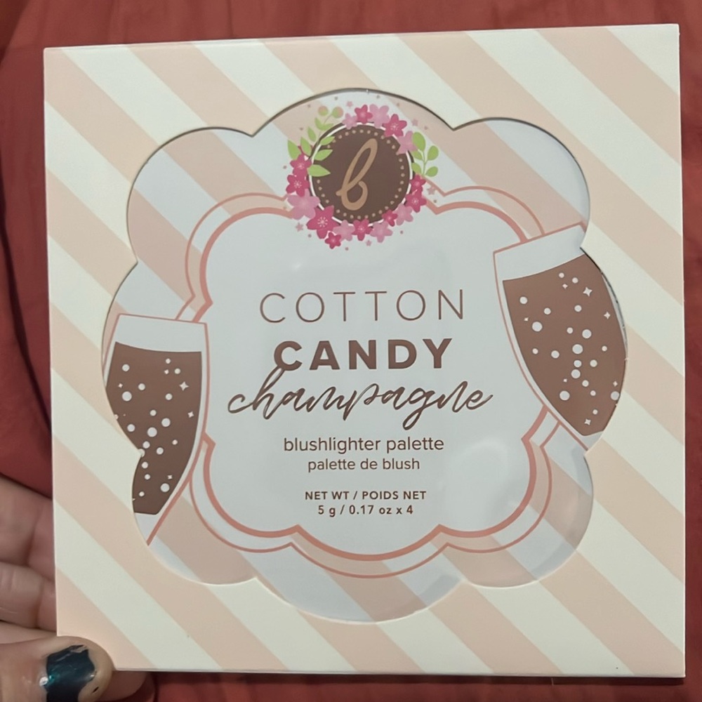 Beauty bakerie cotton candy champagne blush lighter palette
